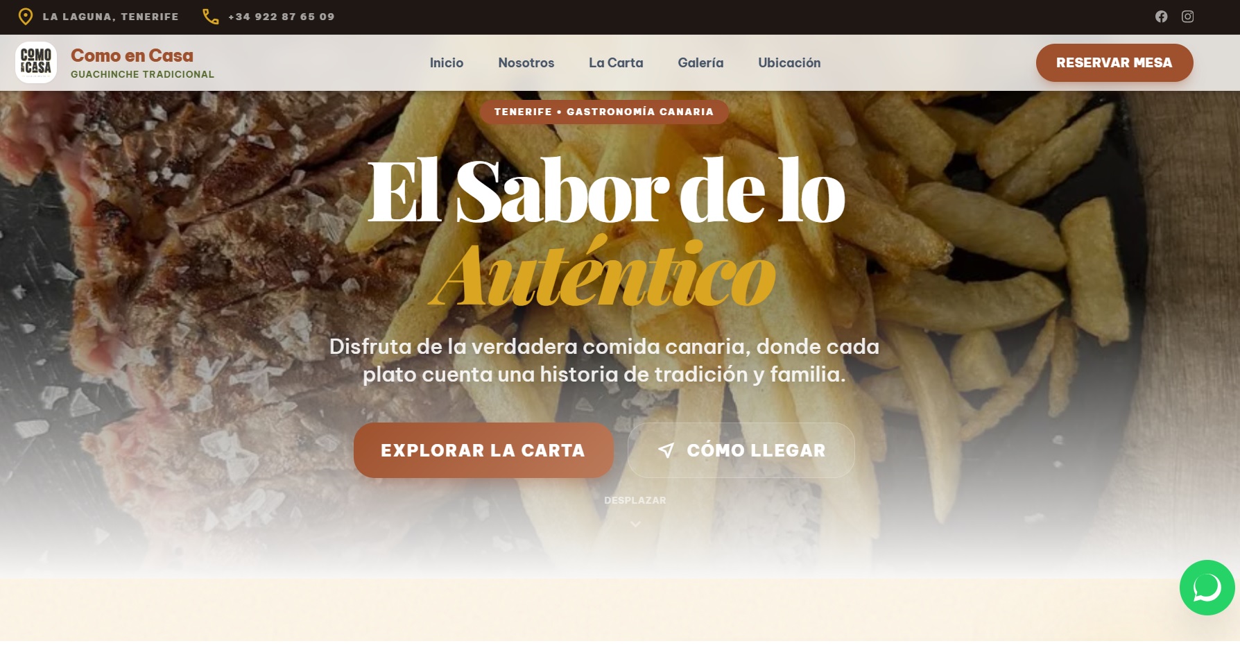 Web Restaurante y Reservas